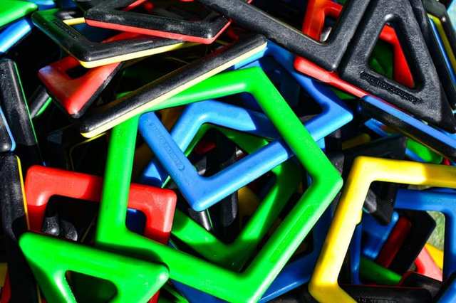 Colourful building blocks
