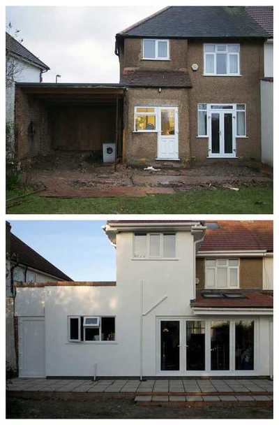 House extension under construction