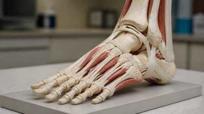 Foot anatomy model